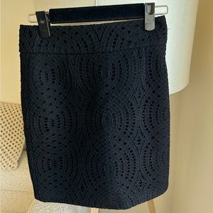 Maje black patterned skirt